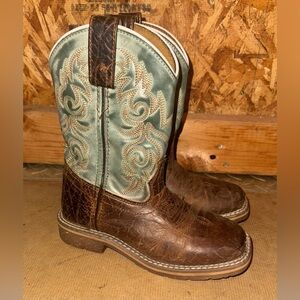 Dan Post Children's Lil' Bisbee Brown & Blue Western Boots DPC2918